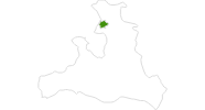 Karte der Langlaufwetter in Salzburg & Umgebungsorte