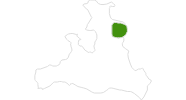 Karte der Langlauf am Wolfgangsee