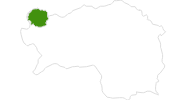 Karte der Langlauf in Ausseerland - Salzkammergut
