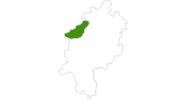Karte der Langlauf Rothaargebirge