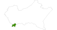 Karte der Langlauf Polnische Hohe Tatra