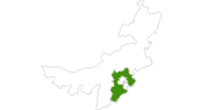 Karte der Langlauf in Hebei