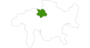 Karte der Langlauf in Chur