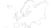 Karte der Unterkünfte in Europa