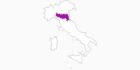 Karte der Unterkünfte in der Emilia-Romagna