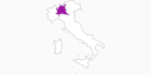 Karte der Unterkünfte in Lombardei