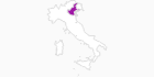 Karte der Unterkünfte in Venetien