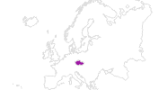 Karte der Unterkünfte in Tschechien