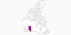 Karte der Unterkünfte in Alberta