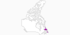 Karte der Unterkünfte in Neufundland und Labrador