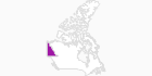 Karte der Unterkünfte in Yukon