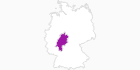 Karte der Unterkünfte in Hessen