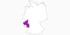 Karte der Pensionen in der Rheinland-Pfalz
