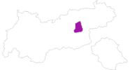 Karte der Unterkünfte Erste Ferienregion im Zillertal