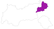 Karte der Unterkünfte in Kitzbühel