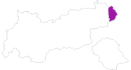 Karte der Unterkünfte im Pillerseetal