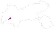 Karte der Unterkünfte in Serfaus-Fiss-Ladis