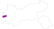 Karte der Unterkünfte in St.Anton am Arlberg
