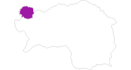 Karte der Unterkünfte in Ausseerland - Salzkammergut