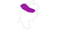 Karte der Unterkünfte Sauerland Hessen