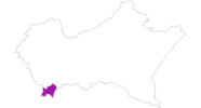 Karte der Unterkünfte Polnische Hohe Tatra