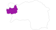 Karte der Unterkünfte in Schladming-Dachstein