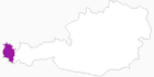 Karte der Jugendherbergen in Vorarlberg