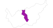 Karte der Unterkünfte im Val d’Anniviers