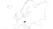 Karte der Unterkünfte in Österreich