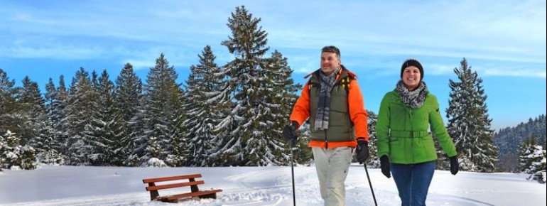 Die Schwäbische Alb lädt zum Winterwandern und Landglaufen ein