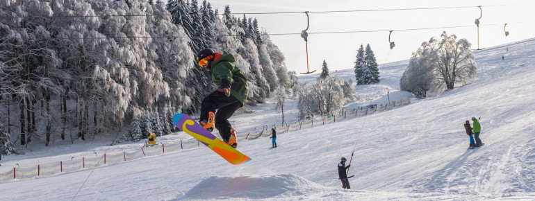 Die Skipisten am Masserberg