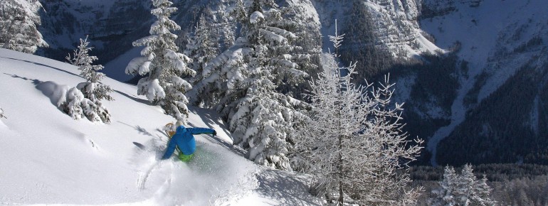 Tiefschneevergnügen im Val di Sole