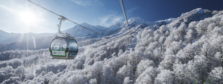 Many of the lifts in Russian ski resorts were made by Austrian companies.