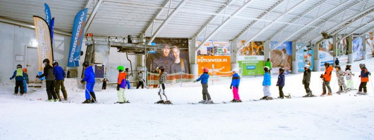 Wo Kinder in Amsterdam das Skifahren lernen? Im SnowPlanet!