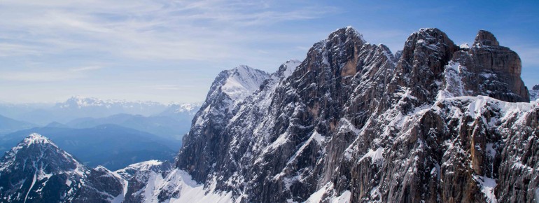 Der imposante Dachsteingletscher