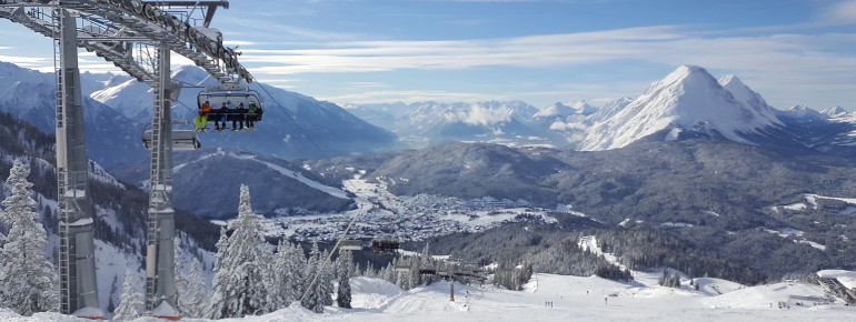 Rosshütte - das größte Skigebiet in Seefeld