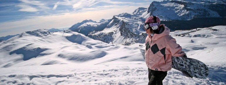 Ausblick am Passo Rolle