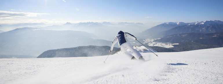 Traumhafte Aussichten beim Pistenspaß im Skigebiet Gitschberg-Jochtal