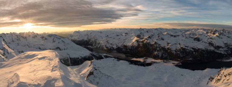 Ausblick vom 3.433 Meter hohen Piz Murt