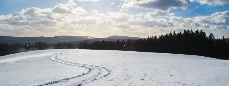 Erholung verspricht die Winterlandschaft des Frankenwalds