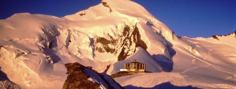 Das Drehrestaurant am Mittelallalin in Saas-Fee.