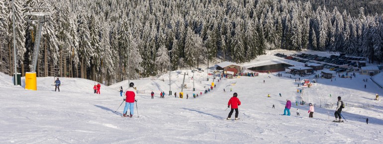 Masserberg im Thüringer Wald.