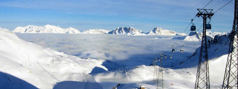 Fahrt zum Jakobshorn in Davos Klosters