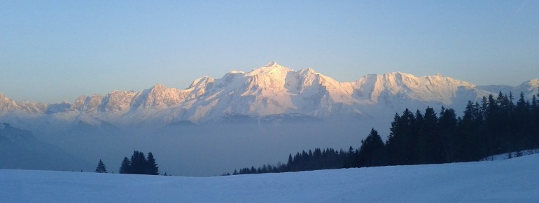 Der Mont Blanc ist der höchste Berg Europas