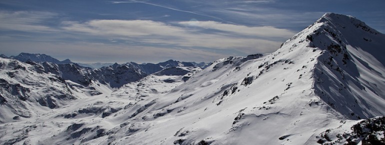 Aussicht im Skigebiet Bormio