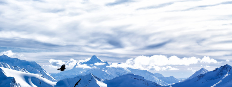 View over Mount Elbrus