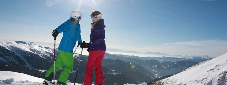 Aussichtsreiches Skifahren an der Turracher Höhe
