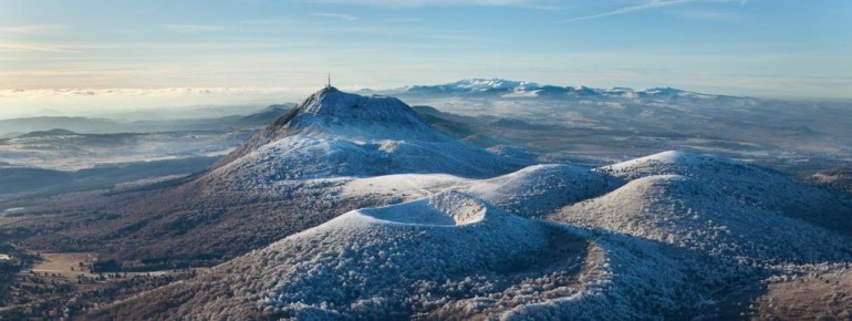 Erloschene Vulkane laden in Auvergne zum Skifahren